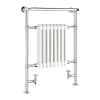 Reina Victoria Mild Steel Towel Rail 960x675mm-White	