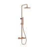 Crosswater Central Thermostatic Multifunction Shower Kit-Brushed Bronze