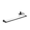 Crosswater Rotar Shelf 600mm with Soap Dispenser & Tumbler Holder Matt Black