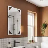 HiB Rubin LED H90 X W60cm Bathroom Mirror-Black 