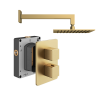 Abacus Shower Pack 1 - Square - Brushed Brass