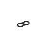 Saneux Hose retaining ring - Wall mounted - Satin Black