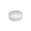 Saneux SIENNA 40cm round countertop washbasin- Gloss White