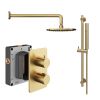 Abacus Shower Pack 2 - Round - Brushed Brass