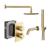 Abacus Shower Pack 5 - Iso Pro - Brushed Brass