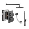 Abacus Shower Pack 6 - Iso Pro - Matt Anthracite