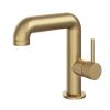 Abacus ISO PRO Mono Basin Mixer Side Handle Brushed Brass