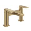 Abacus EDGE Deck Mounted Bath Filler Brushed Brass