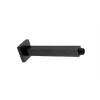 Saneux TOOGA 100mm square ceiling mounted shower arm - Matt Black