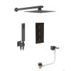 Saneux TOOGA 3 way shower kit -  Matt Black