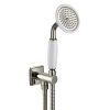Just Taps Grosvenor Water Outlet and Holder with Hand-Shower, Side Fixing Brass with nickel finish