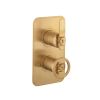 Crosswater Union 2 Handle Trimset Lever Union Brass