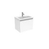 Saneux UNI 50cm 1 drawer wall mounted unit - Matt White
