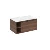 Saneux UNI 80cm Kit - 60cm 1 Drawer wall mounted unit & 20cm Spacer - English Oak