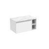 Saneux UNI 80cm Kit - 60cm 1 Drawer wall mounted unit & 20cm Spacer - Matt White