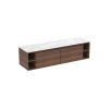 Saneux UNI 160cm Kit - 2 x 60cm 1 Drawer wall mounted unit & 2 x 20cm Spacers - English Oak