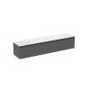 Saneux UNI 200cm Kit - 2 x 100cm 1 Drawer Wall Mounted Unit - Matt Anthracite