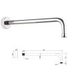 Crosswater Adora Fusion 340mm Round Shower Arm Chrome