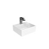 Saneux MATTEO 34x30cm washbasin 1TH - Gloss White