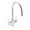 Abode Zest Monobloc Kitchen mixer Tap with Pull Out Spray Chrome