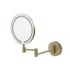 Just Taps Zoom Mirror Brushed Brass