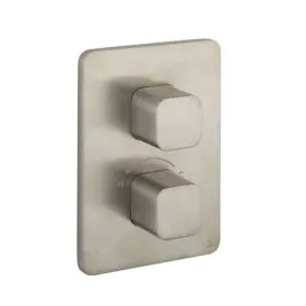 Crosswater Atoll / Glide II & Marvel Crossbox 2 Outlet Multi-flow Valve (1500 Valve) - Brushed Stainless Steel