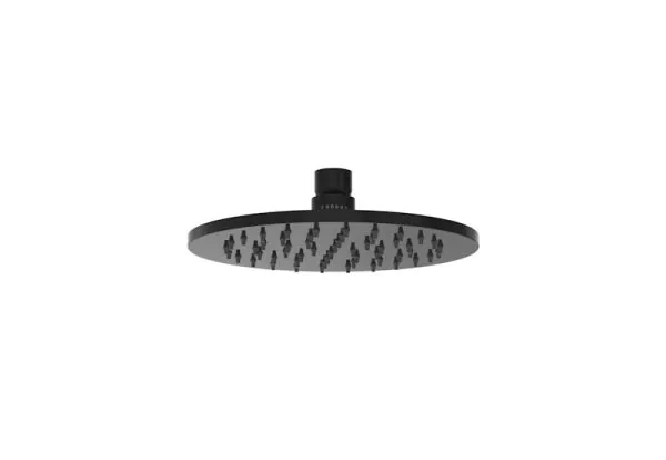 Saneux COS 200x8mm round shower head - Satin Black