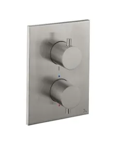 Crosswater Crossbox MPRO 3 Outlet Trim & Levers Brushed Nickel