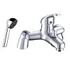Just Taps Plus XY Deck Mounted Bath Shower Mixer with Kit