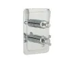 Just Taps Grosvenor Lever Thermostatic Concealed 2 Outlet Shower Valve