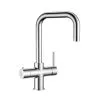 Wash Water 4in1 Square Neck Kitchen Tap - Chrome - 5.0ltr Boiling Tank