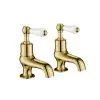 Just Taps Grosvenor Lever Bath Taps – Polished Gold