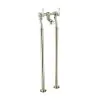 Just Taps Grosvenor Freestanding Bath Filler-Nickel