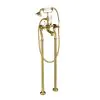 Just Taps Grosvenor Lever Freestanding Bath Shower Mixer with Kit – Polished Gold