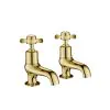 Just Taps Grosvenor Pinch Bath Taps – Polished Gold