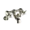 Just Taps Grosvenor Wall Mounted Bath Filler Tap-Nickel