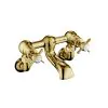 Just Taps Grosvenor Pinch Bath Filler Wall Mounted – Polished Gold