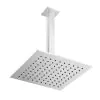 Abacus Square Head and Ceiling Arm - Chrome