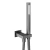 Abacus Handheld Shower Kit Square Anthracite