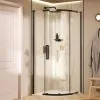 Crosswater Asura 8mm Quadrant Single Door-Slate