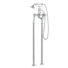 Just Taps Grosvenor Cross Bath Shower Mixer With Kit