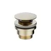 Crosswater Universal Basin Click Clack Waste Brushed Brass