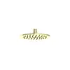 Saneux COS 200x8mm round shower head - Brushed Brass
