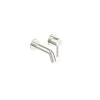 Saneux COS 2 Plate Wall mounted KIT - w/ Short spout (130mm) w/ Classic handle - Brushed Nickel (PVD)