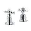 Just Taps Grosvenor Cross Panel Valves 3/4-Chrome