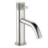 Crosswater MPRO Basin Mixer Knurled  Brushed Nickel