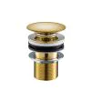 Just Taps Basin Click Clack Waste Unslotted – Polished Gold