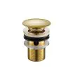 Just Taps Basin Click Clack Waste Slotted – Polished Gold