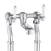 Just Taps Grosvenor Lever Chrome Floorstanding Bath Filler