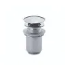 Just Taps Unslotted Click Clack Chrome Basin Waste